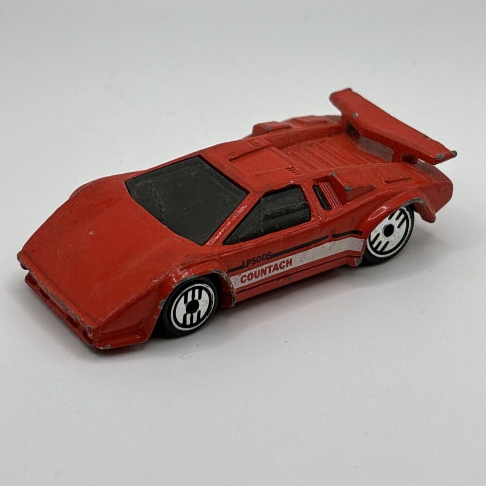 Vintage Hot Wheels Loose Lamborghini Countach Red Ultra Hots 90's Loose G199